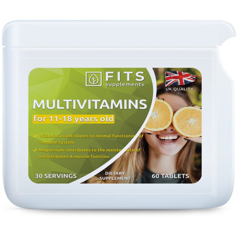 FITS Multivitamiinid 11-18 aastastele tabletid foto
