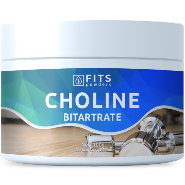FITS Choline Bitartrate 100g powder picture FITS Choline Bitartrate 100g powder photo