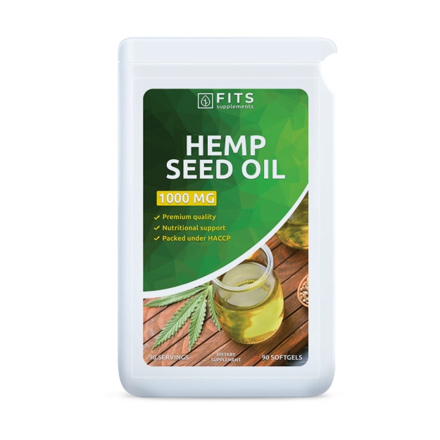 FITS Hemp seed oil 1000mg 90 capsules photo