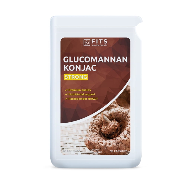 Glucomannan Konjac Strong 600mg kapsulės