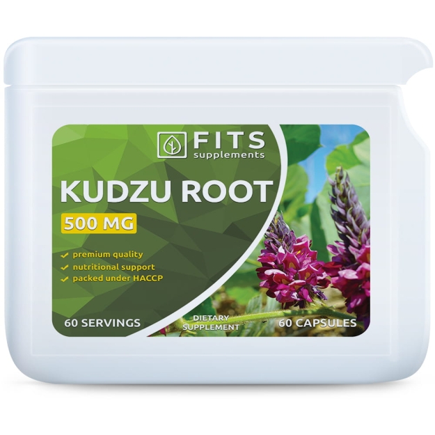 FITS Kudzu Root 500mg 40% Isoflavones kapsulės paveikslėlį FITS Kudzu Root 500mg 40% Isoflavones kapsulės nuotrauka