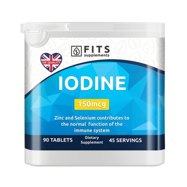 FITS Iodine 150mcg 90 tabletes bilde FITS Iodine 150mcg 90 tabletes fotogrāfija
