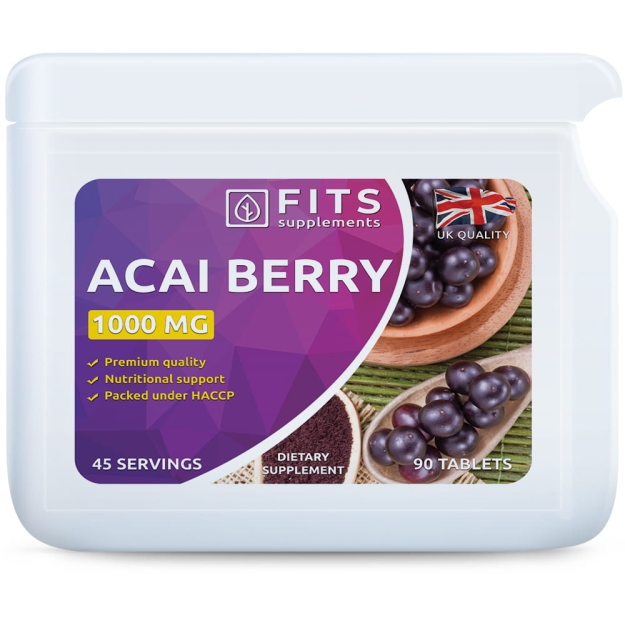 FITS Acai uogos 625 mg tabletės nuotrauka