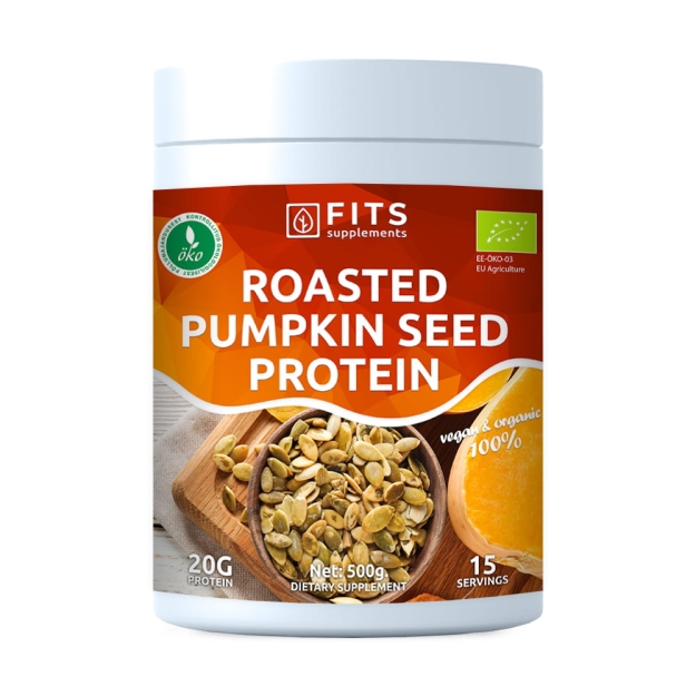 Organic Roasted Pumpkin Seed protein milteliai