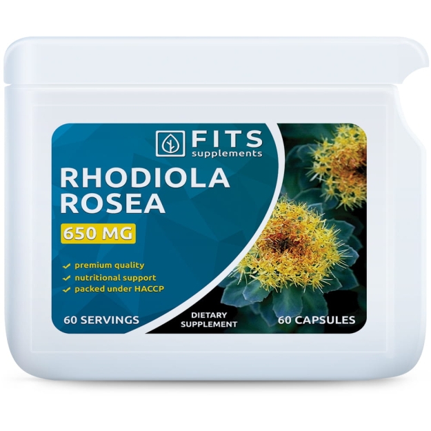 FITS Rhodiola Rosea 650mg 60 kapsulas FITS Rhodiola Rosea 650mg 60 kapsulas