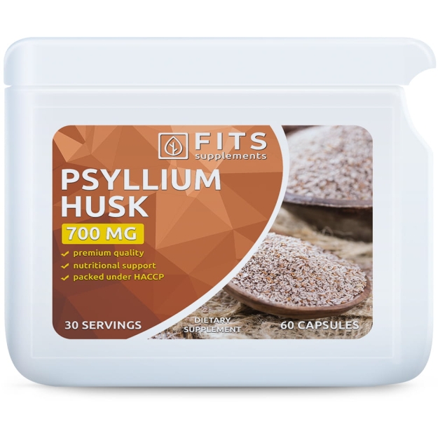 FITS Psyllium Husk Organic 700mg kapsules FITS Psyllium Husk Organic 700mg kapsules