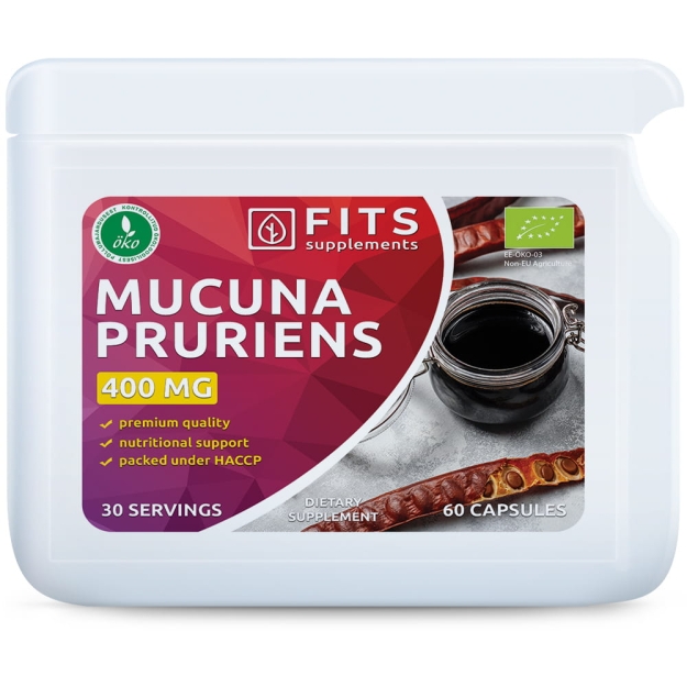FITS Organic Mucuna Pruriens 400mg 60 capsules FITS Organic Mucuna Pruriens 400mg 60 capsules