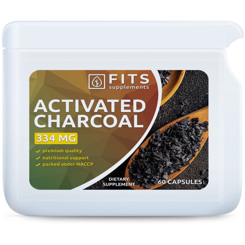 Activated Coconut Charcoal 334mg kapsules