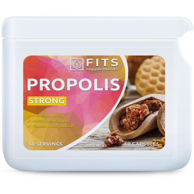 FITS Прополис Strong 1750 мг 60 капсул FITS Прополис Strong 1750 мг 60 капсул
