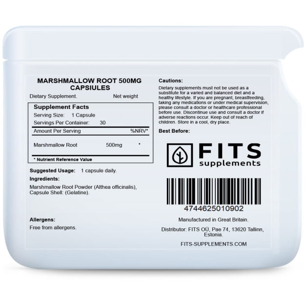 Marshmallow Root 500mg 30 kapselia Marshmallow Root 500mg 30 kapselia