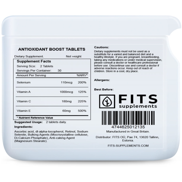 FITS Antioxidant Boost tablets picture FITS Antioxidant Boost tablets photo