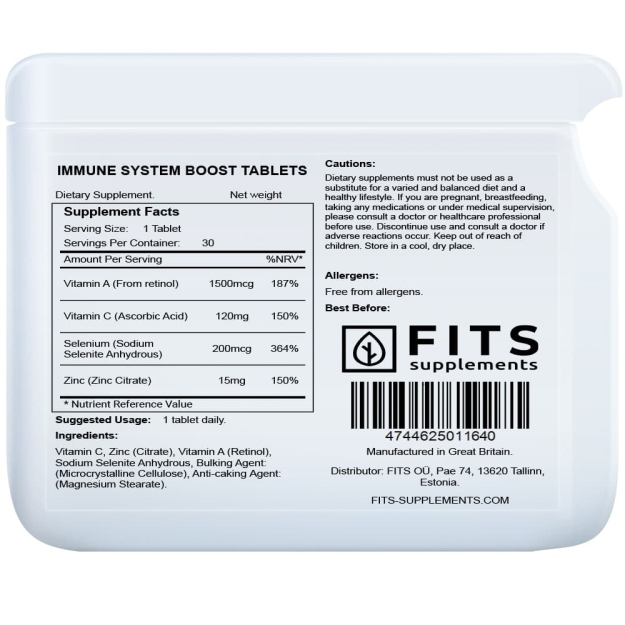 FITS Immune System Boost tabletės N90 paveikslėlį FITS Immune System Boost tabletės N90 nuotrauka