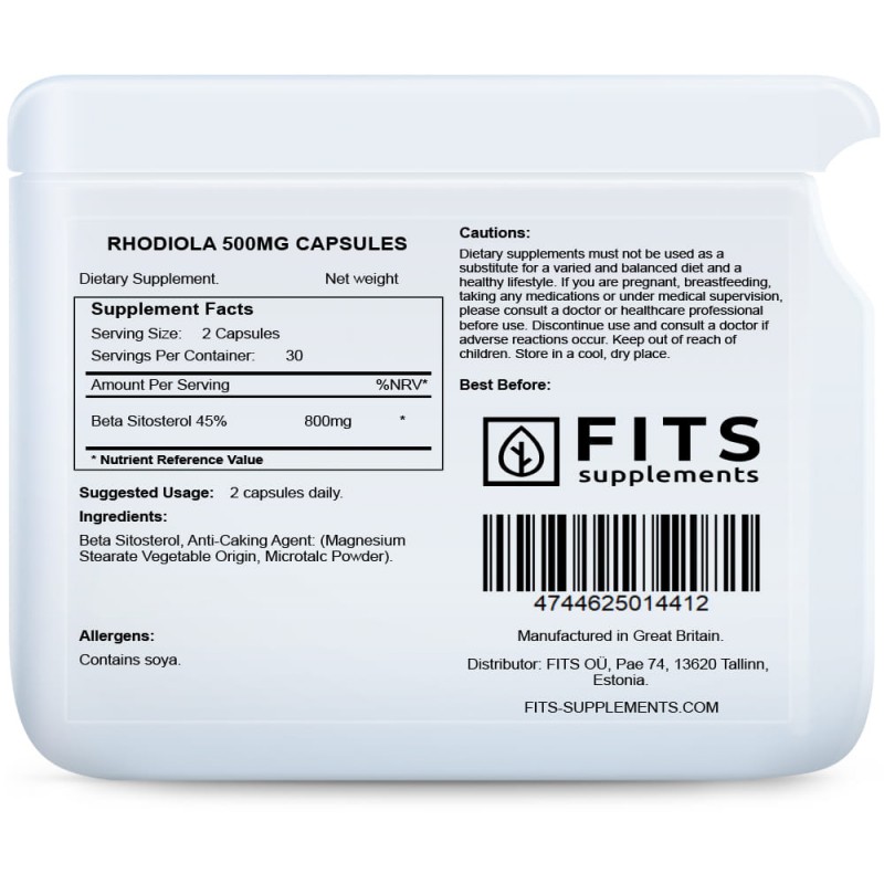 FITS Fütosteroolid 400 mg kapslid foto