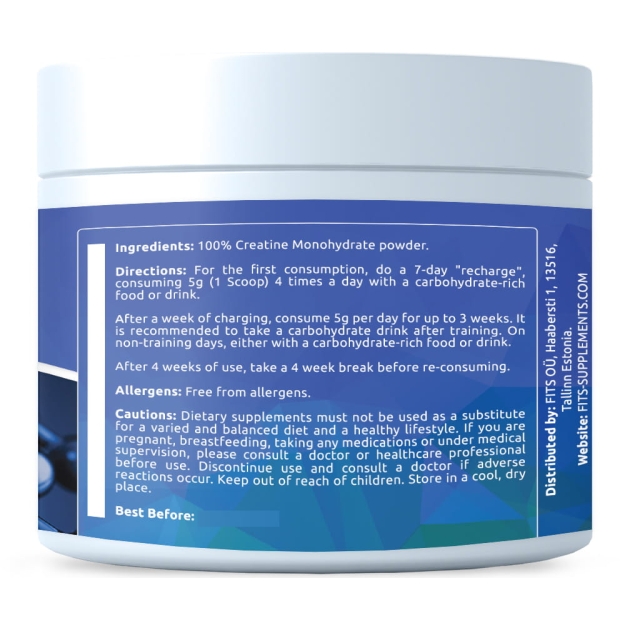 Kreatiini Monohydrate jauhe 300g Kreatiini Monohydrate jauhe 300g