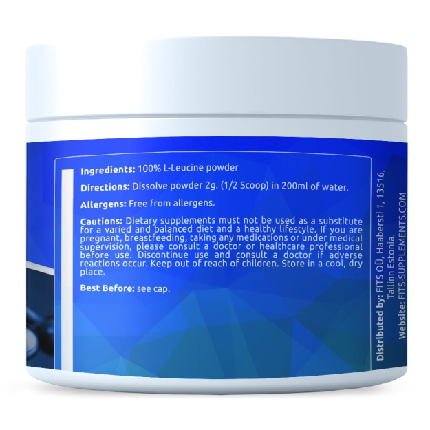 FITS L-Leucine powder 200g FITS L-Leucine powder 200g