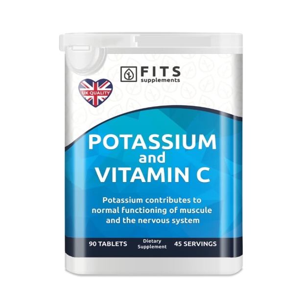 FITS Kaalium 200 mg ja C-Vitamiin 90 tabletti foto