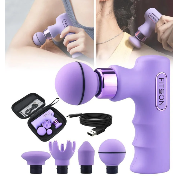 FITSSON Massage Gun Mini - Cream White FITSSON Massage Gun Mini - Cream White