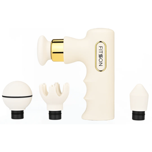 FITSSON Massage Gun Mini - Cream White FITSSON Massage Gun Mini - Cream White