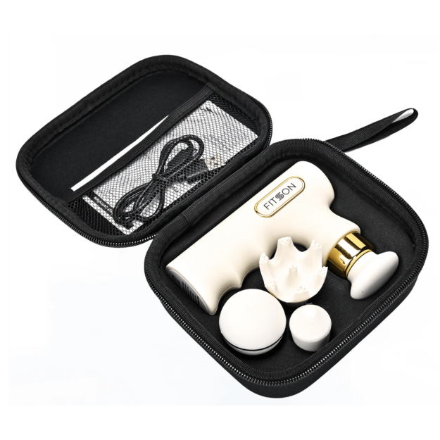 FITSSON Massage Gun Mini - Cream White FITSSON Massage Gun Mini - Cream White