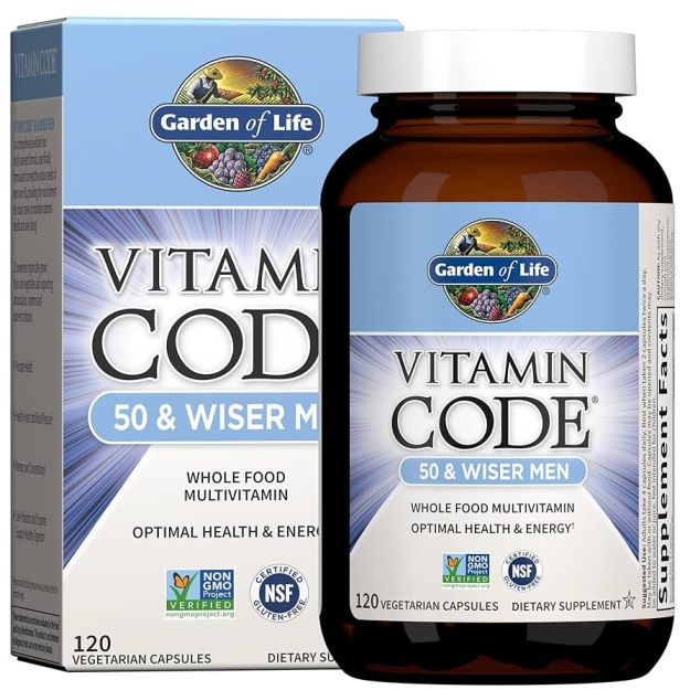 Vitamin Code 50 & Wiser Men 120 vegan capsules Vitamin Code 50 & Wiser Men 120 vegan capsules