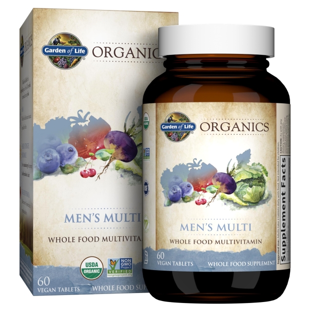 Garden of Life Mykind Organics Men's Multi 60 vegan tablets