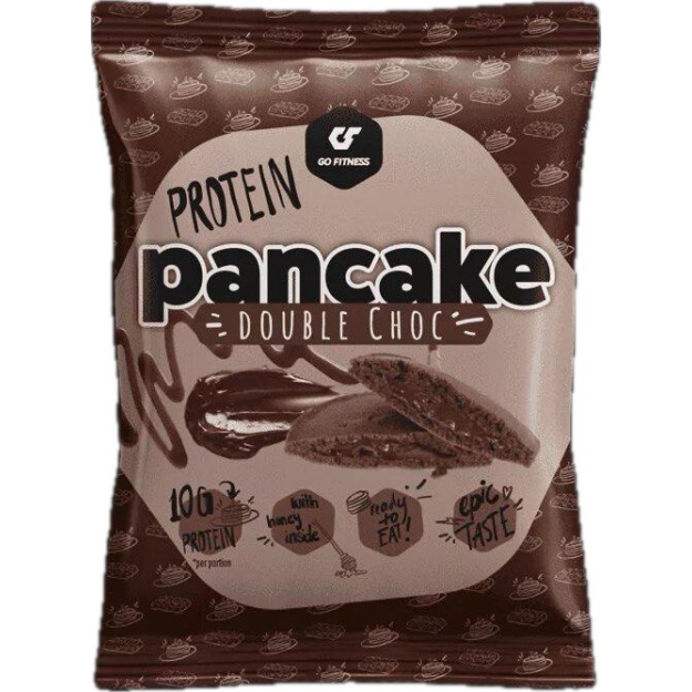 Go Fitness Olbaltumvielu pankūka 50 g - Dubultā šokolāde Go Fitness Olbaltumvielu pankūka 50 g - Dubultā šokolāde