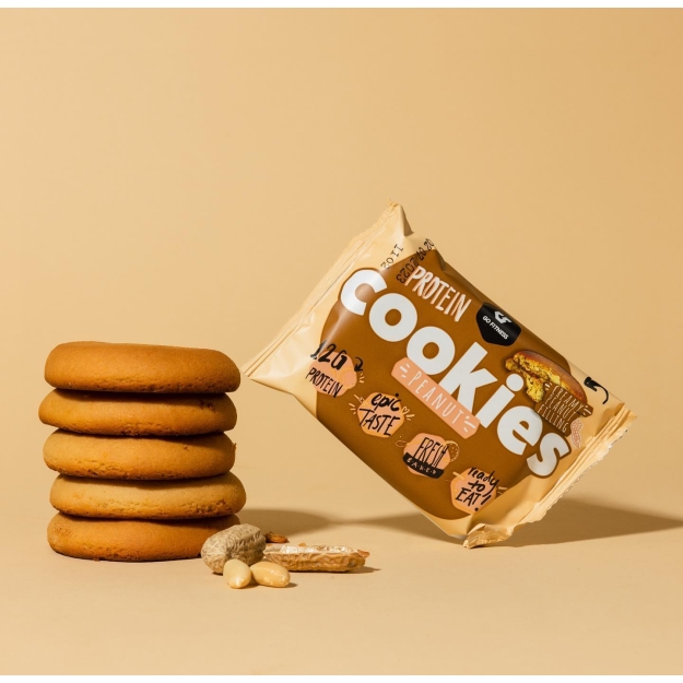 Go Fitness Protein Cookie 50 g - Peanut Butter picture Go Fitness Protein Cookie 50 g - Peanut Butter photo