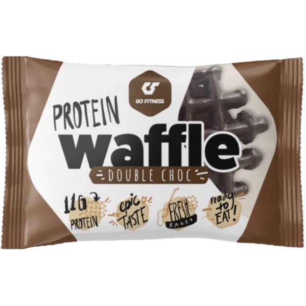 Go Fitness Olbaltumvielu vafele 50 g, šokolāde bilde Go Fitness Olbaltumvielu vafele 50 g, šokolāde fotogrāfija