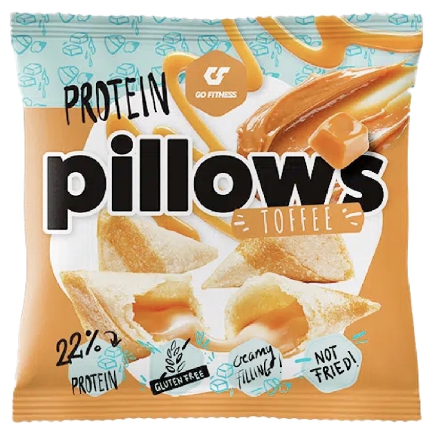 Go Fitness Valgupadjad 50 g - karamell pilt Go Fitness Valgupadjad 50 g - karamell foto