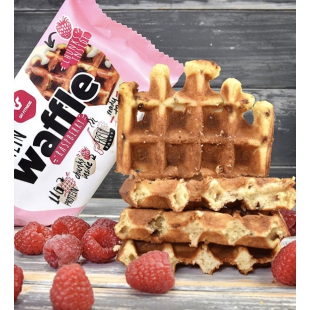 Go Fitness Proteiini vahvel 50 g, vaarikas pilt Go Fitness Proteiini vahvel 50 g, vaarikas foto