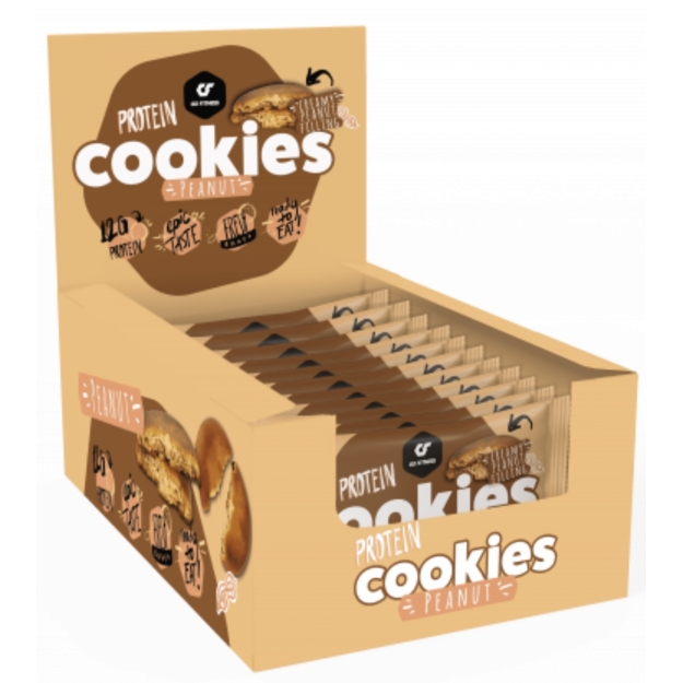 Go Fitness Protein Cookie 50 g - Peanut Butter picture Go Fitness Protein Cookie 50 g - Peanut Butter photo