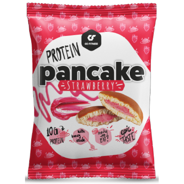 Go Fitness Olbaltumvielu pankūka 50 g - zemeņu bilde Go Fitness Olbaltumvielu pankūka 50 g - zemeņu fotogrāfija