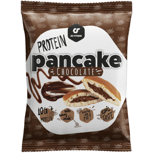 Go Fitness Baltyminis blynas 50 g - šokoladinis paveikslėlį Go Fitness Baltyminis blynas 50 g - šokoladinis nuotrauka
