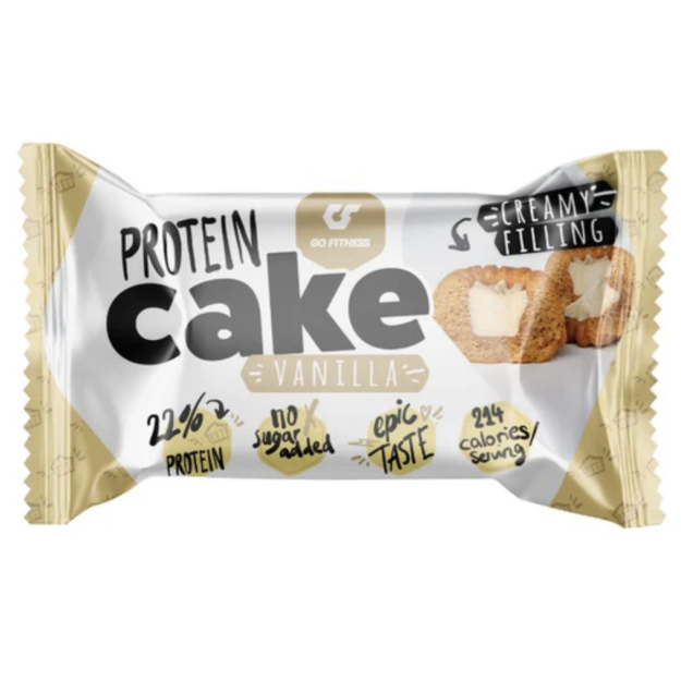Go Fitness Proteiinikook 50 g - Vaniljle pilt Go Fitness Proteiinikook 50 g - Vaniljle foto