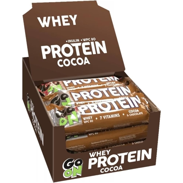 Go On Nutrition Протеиновый батончик 20% 50 г - какао х 24