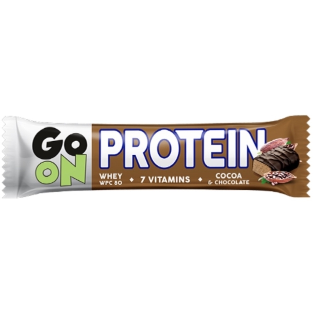 Go On Nutrition Proteiinibatoon 20% 50 g - kakao pilt Go On Nutrition Proteiinibatoon 20% 50 g - kakao foto