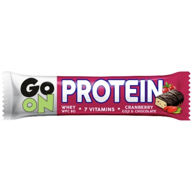 Proteīna batoniņš 20% 50 g - dzērvenes