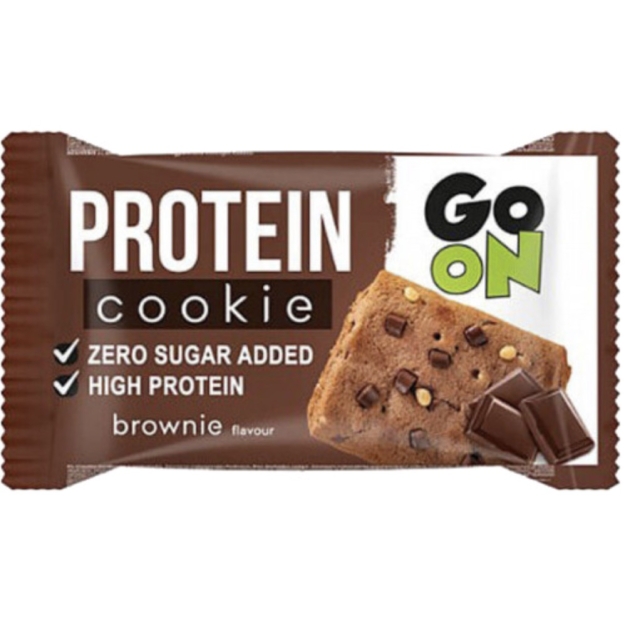 Go On Nutrition Olbaltumvielu cepumi 50 g - Brownie Go On Nutrition Olbaltumvielu cepumi 50 g - Brownie
