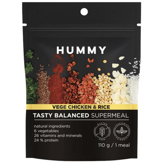 Hummy Tasty Balanced Supermeal 110 г Рис и курица фото