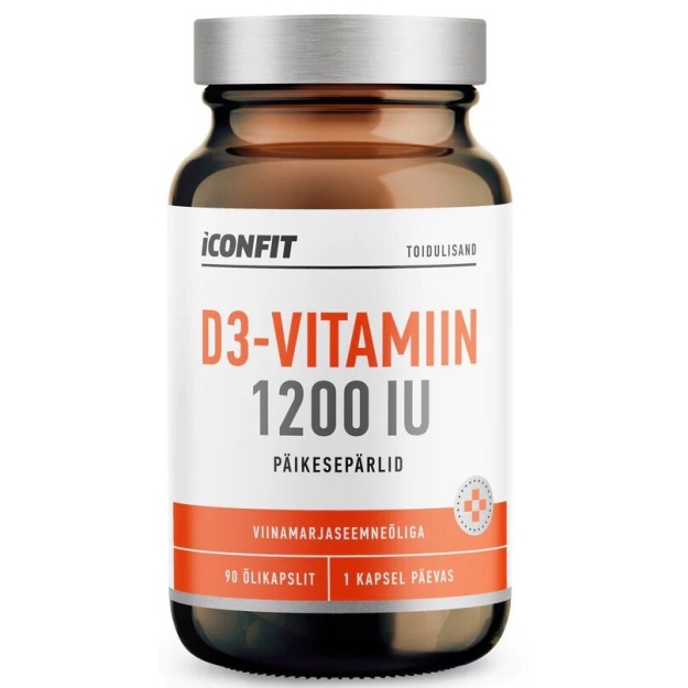 Iconfit Vitamin D3 1200 IU 90 Oil Capsules picture Iconfit Vitamin D3 1200 IU 90 Oil Capsules photo