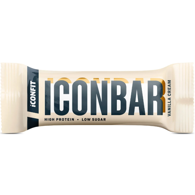 Iconfit Proteiinibatoon 45 g - Vanillikreem pilt Iconfit Proteiinibatoon 45 g - Vanillikreem foto