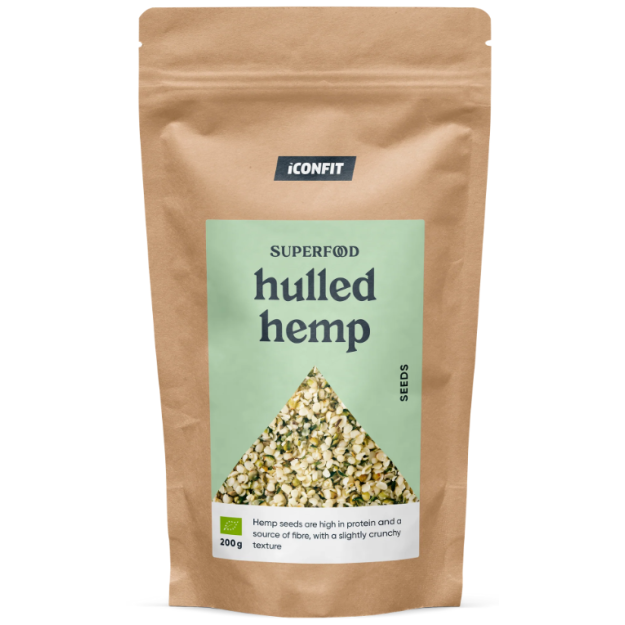 Organic Hulled Hemp Seeds 200 g