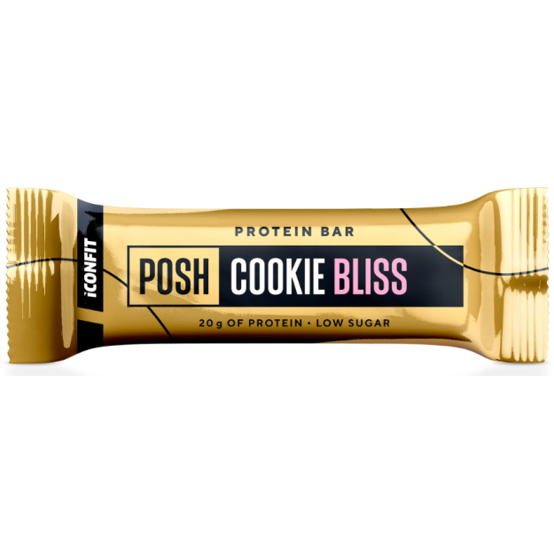 Iconfit Протеиновый батончик POSH 55 г - Cookie Bliss Iconfit Протеиновый батончик POSH 55 г - Cookie Bliss