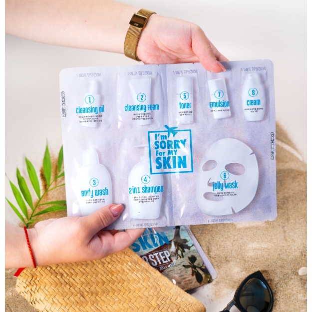 8 Step Travel Jelly Mask (for face ja body) 8 Step Travel Jelly Mask (for face ja body)