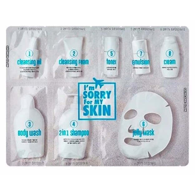 Im sorry for my skin Kelių rinkinys veido ir kūno odos priežiūrai nuotrauka