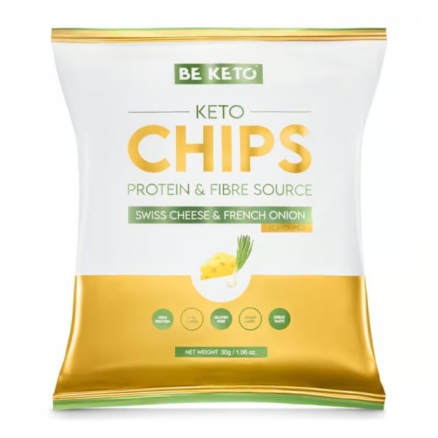 Keto Chips 30 г - Сыр и лук Keto Chips 30 г - Сыр и лук