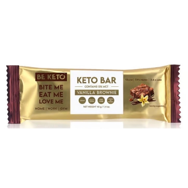 Keto Bar 40 g - Vanilla Brownie