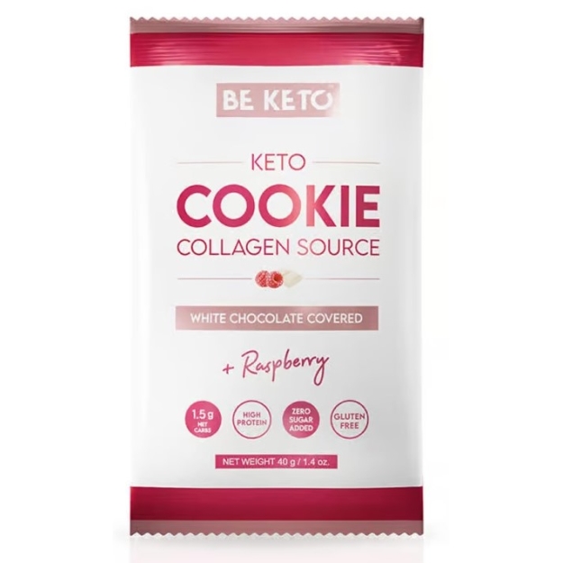 Keto Cookie 40 г - Малина и белый шоколад