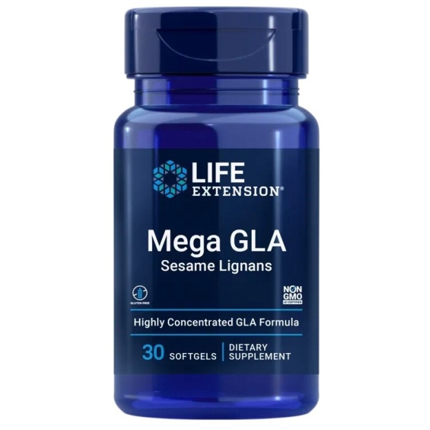 Life extension Mega GLA with Sesame Lignans 30 softgels Life extension Mega GLA with Sesame Lignans 30 softgels