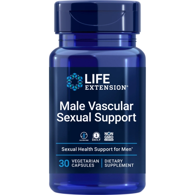 Male Vascular Sexual Support 30 vegāniskas kapsulas